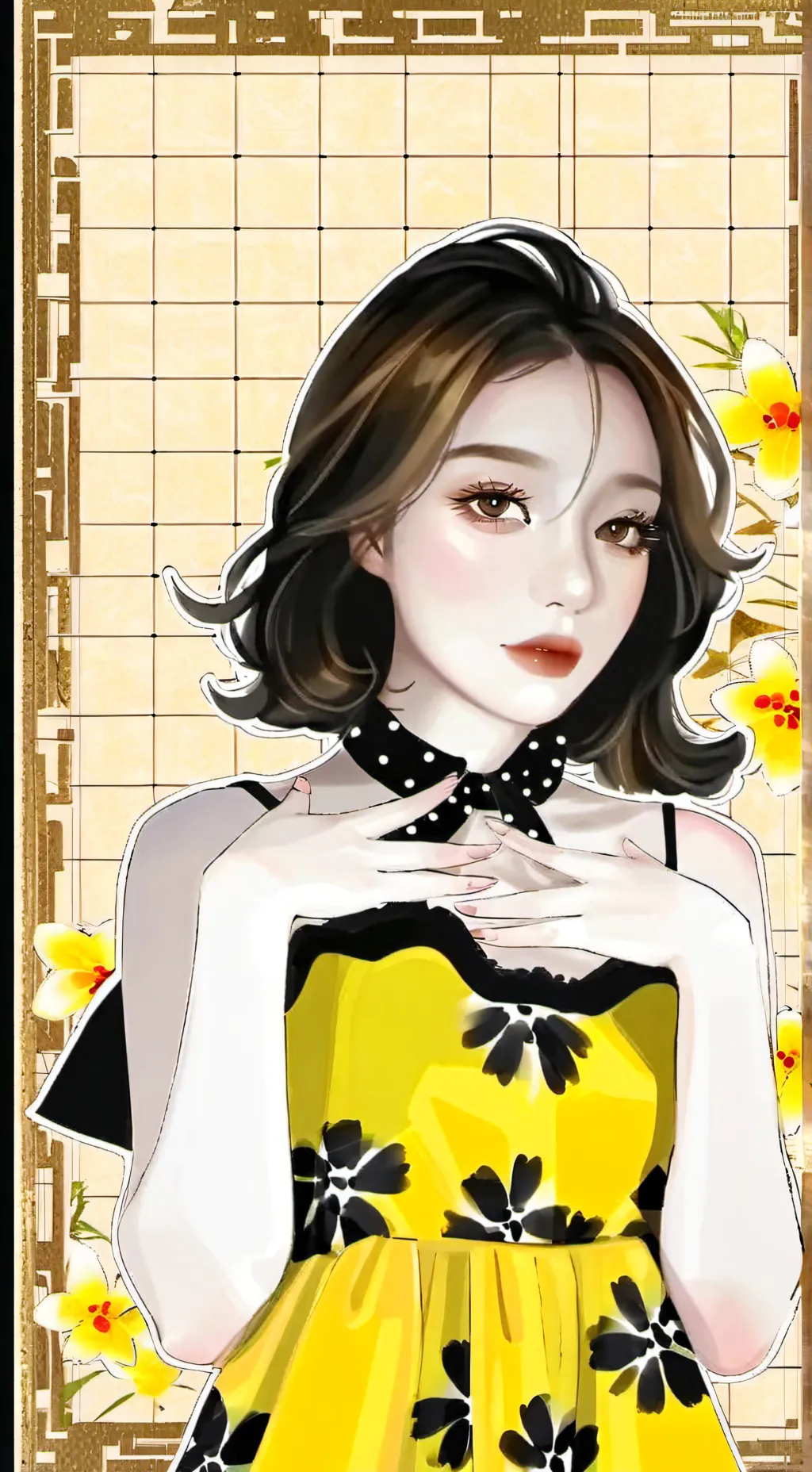 ai character: izzy background