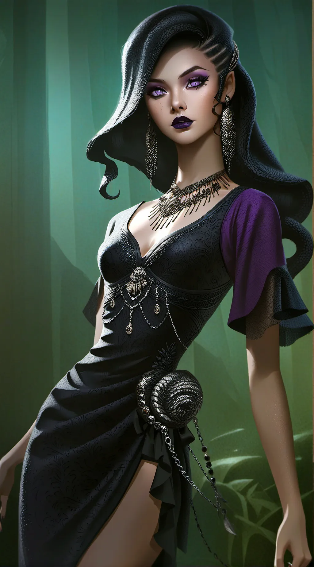 ai character: Luna Blackwood background