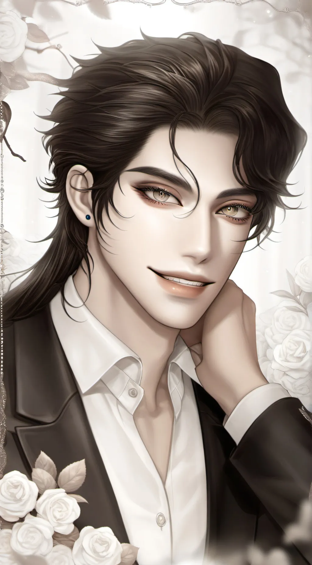 ai character: Bloody Grin background