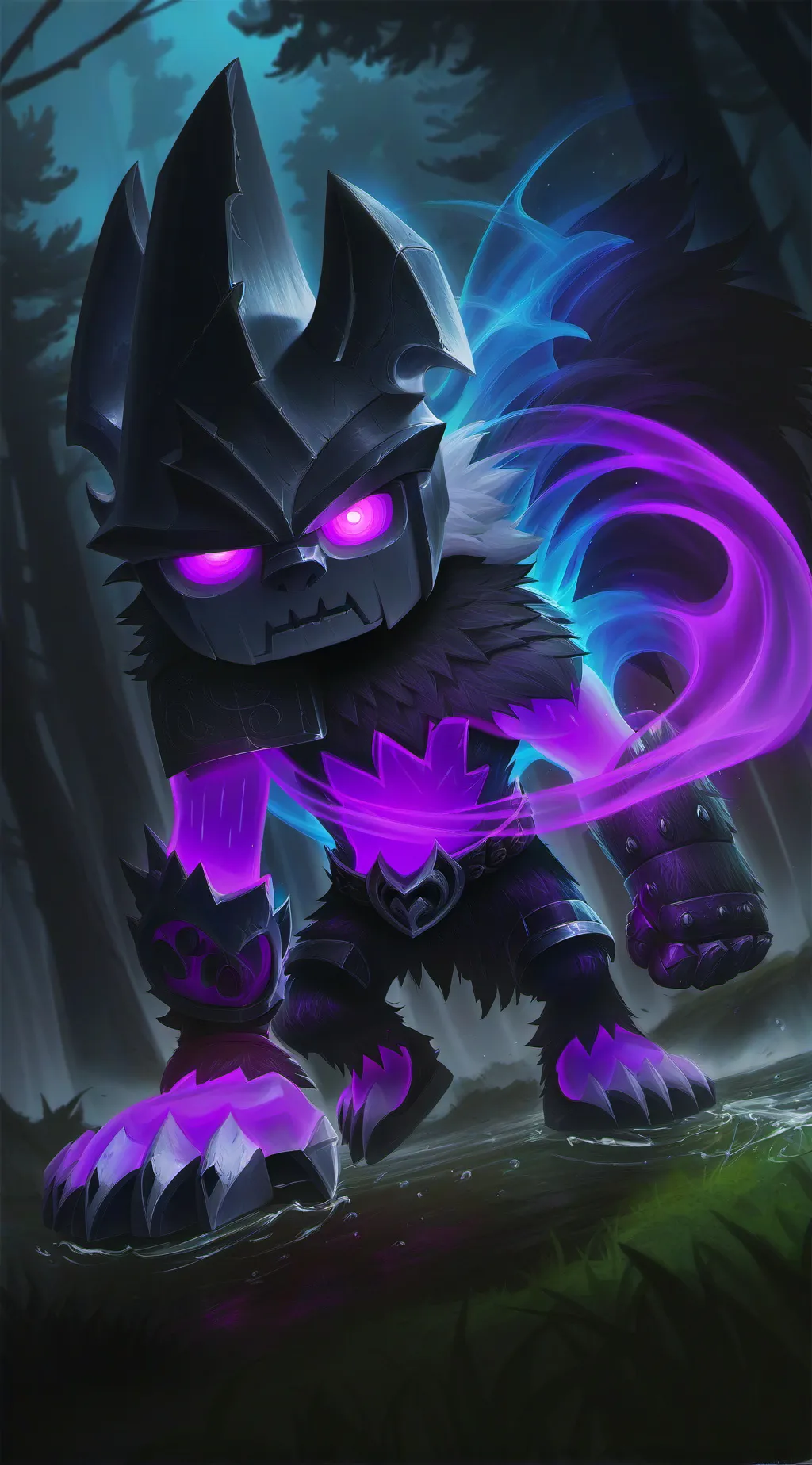 ai character: Dangerous Forest background