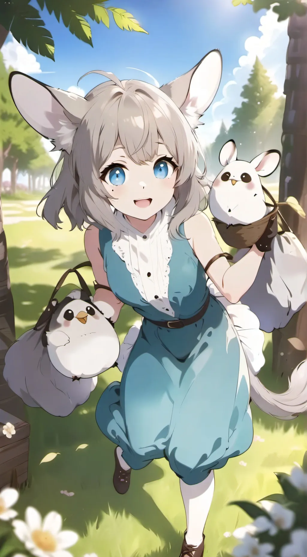 ai character: Luna background