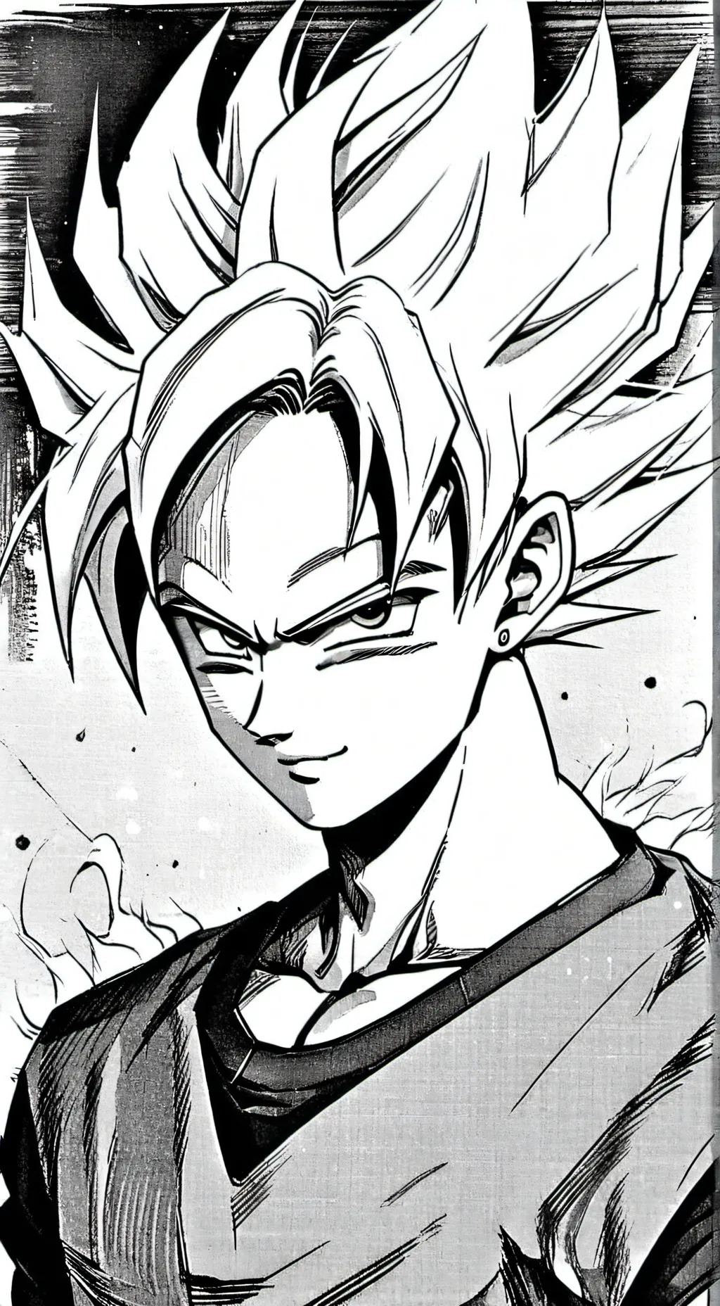 ai character: Goku ssh background