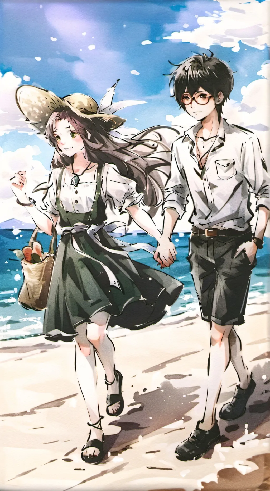 ai character: Yung kai's Blue background