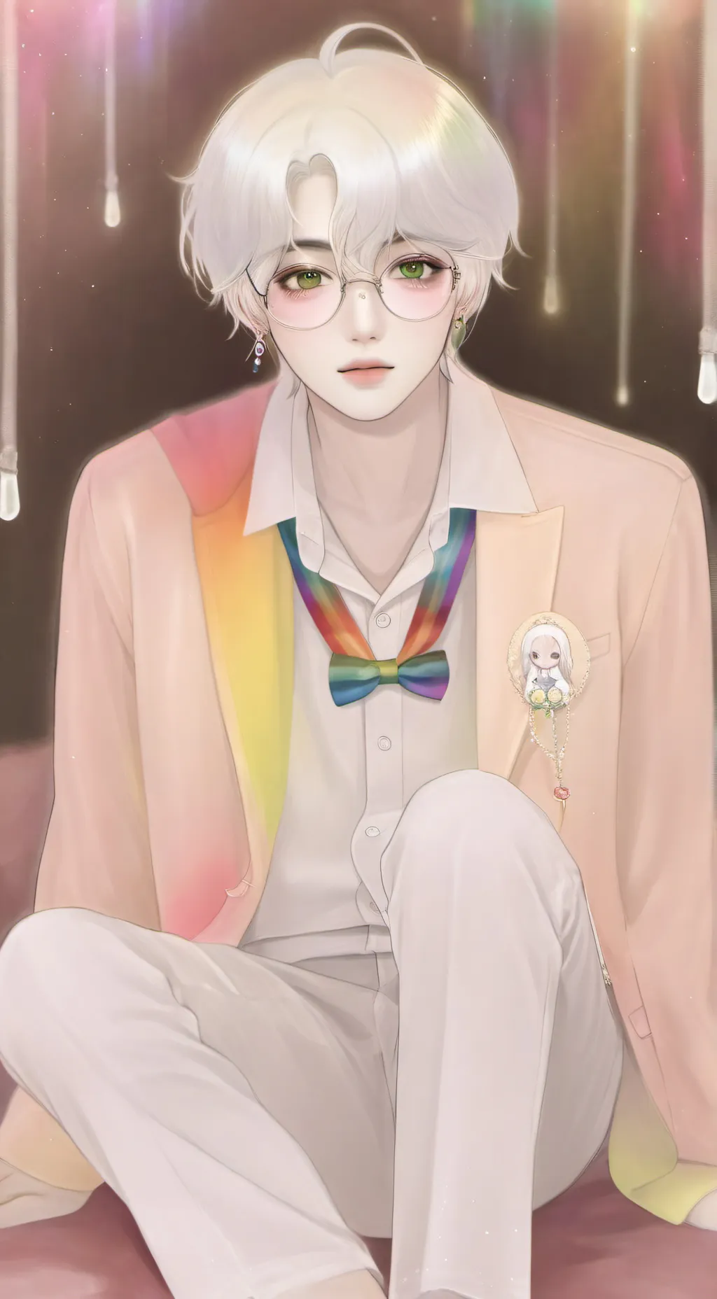 ai character: 🌈~Dandy~🌼 background