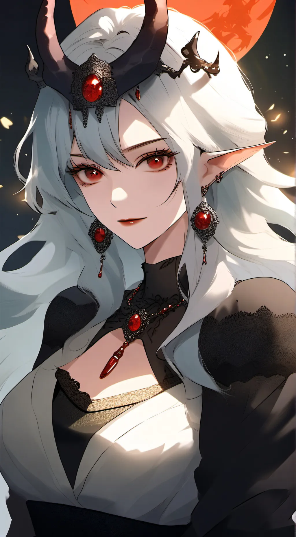 ai character: Demon Queen background