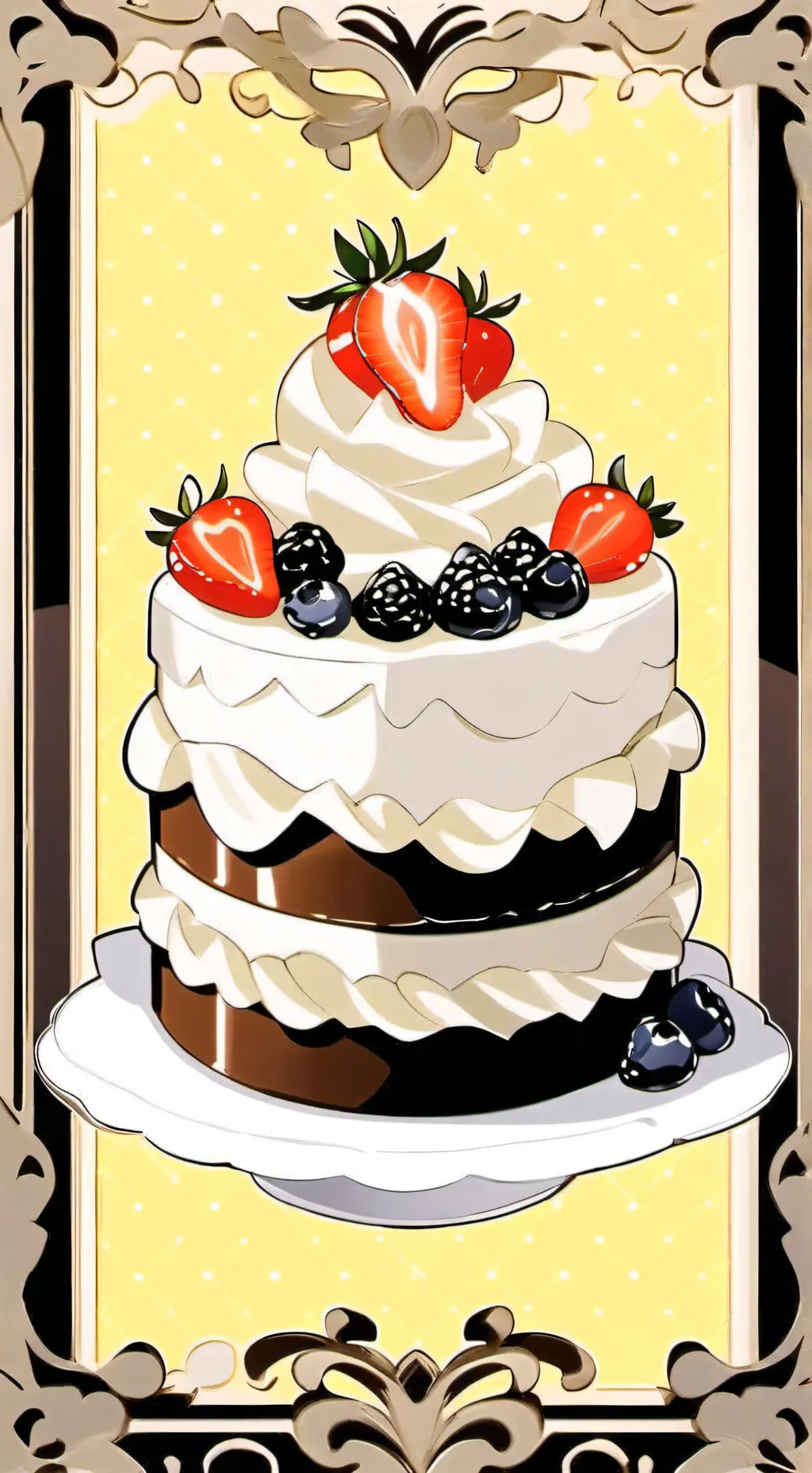 ai character: DW CHRISTMAS background