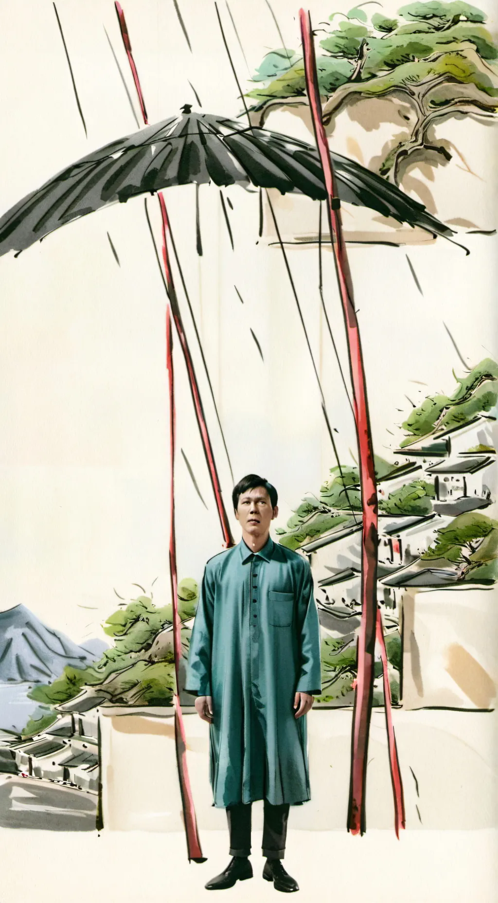 ai character: seong gi-hun  background