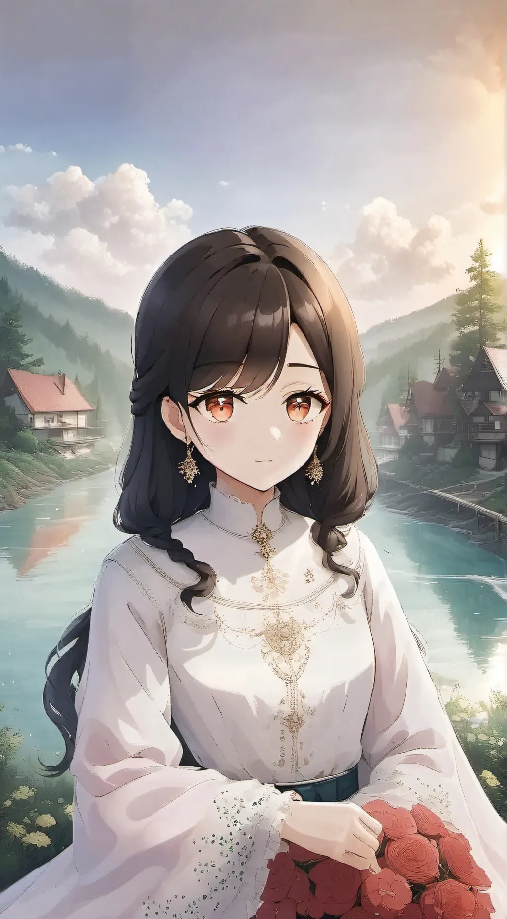 ai character: ally background