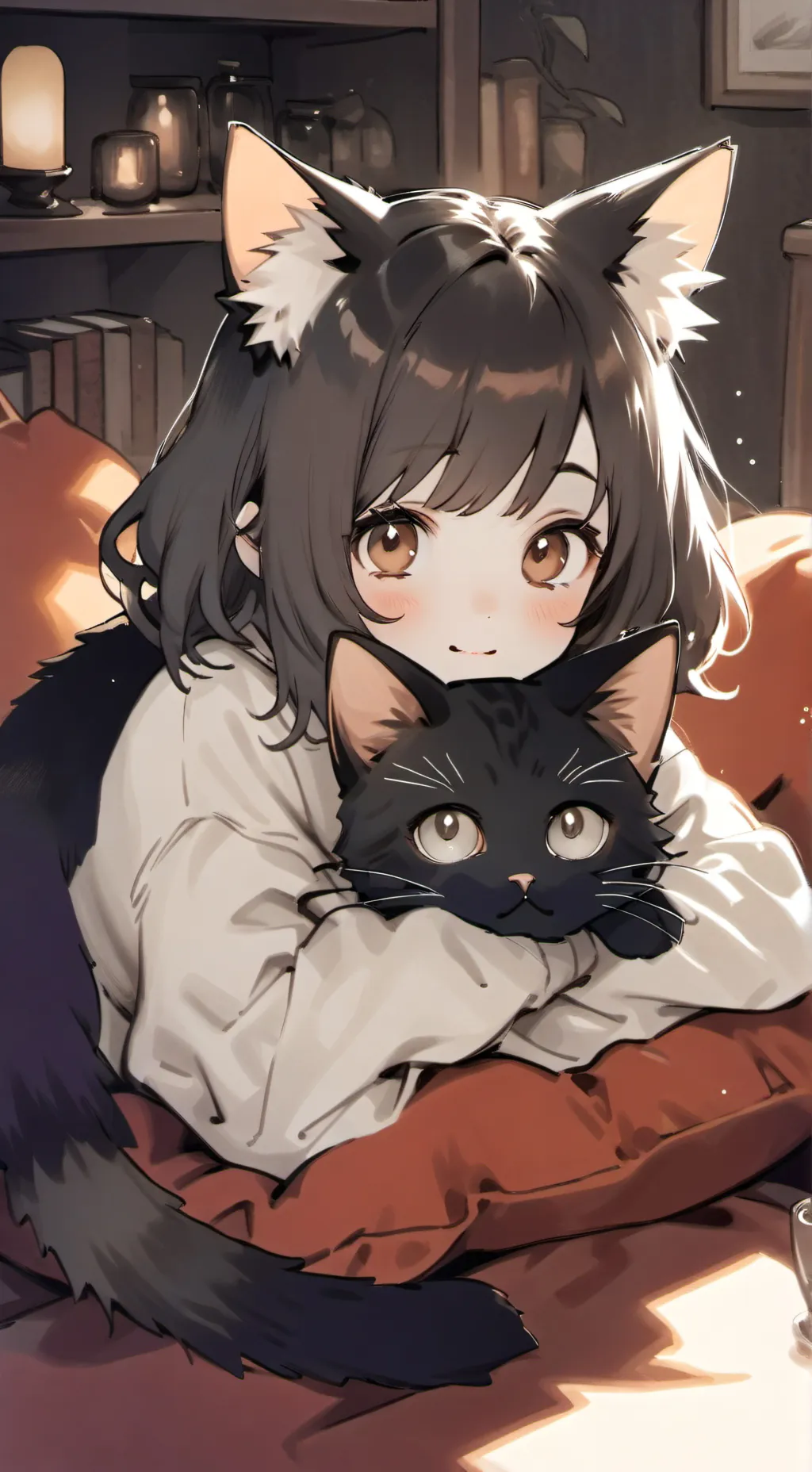 ai character: Browny the Furry background