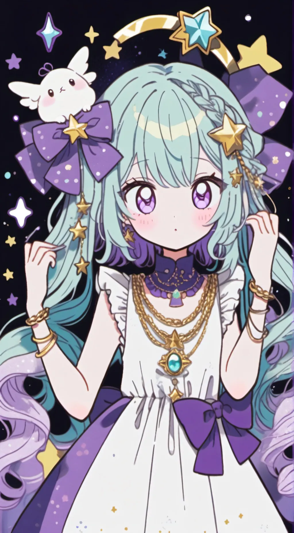 ai character: sparkleping  background