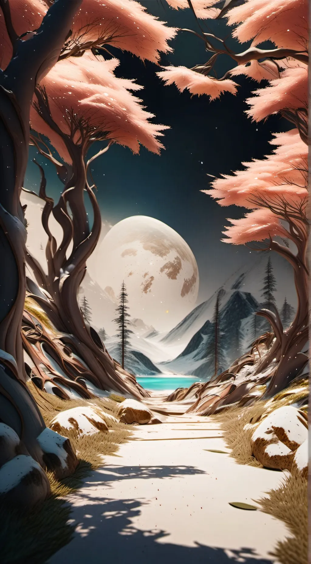 ai character: Mundo magico background