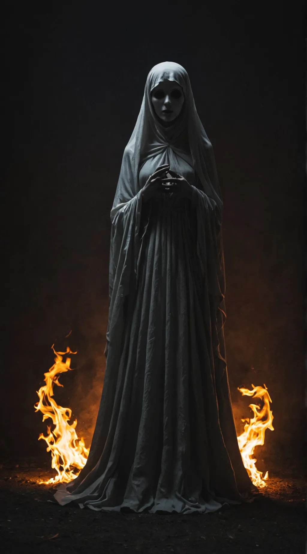 ai character: Dark Ghost background