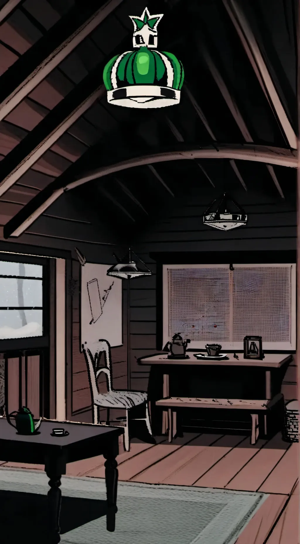 ai character: Foresaken+karen background