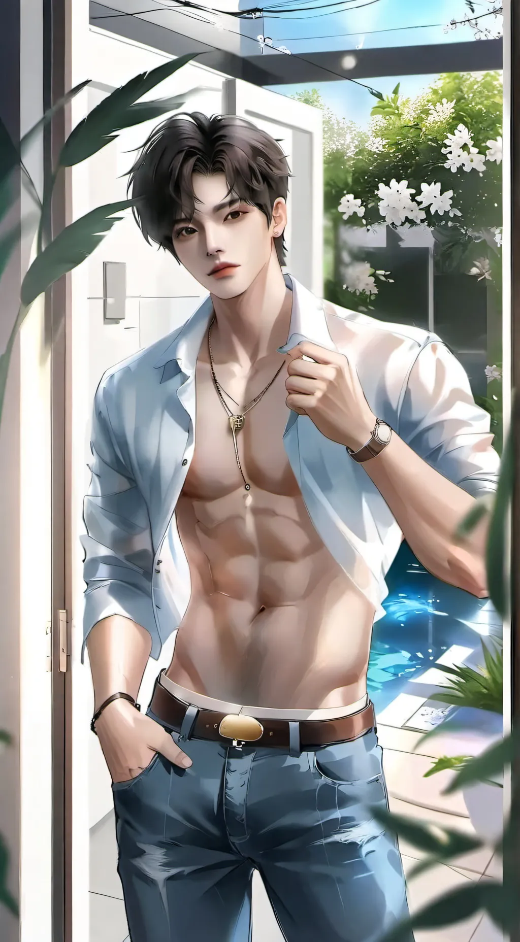 ai character: Daniel  background