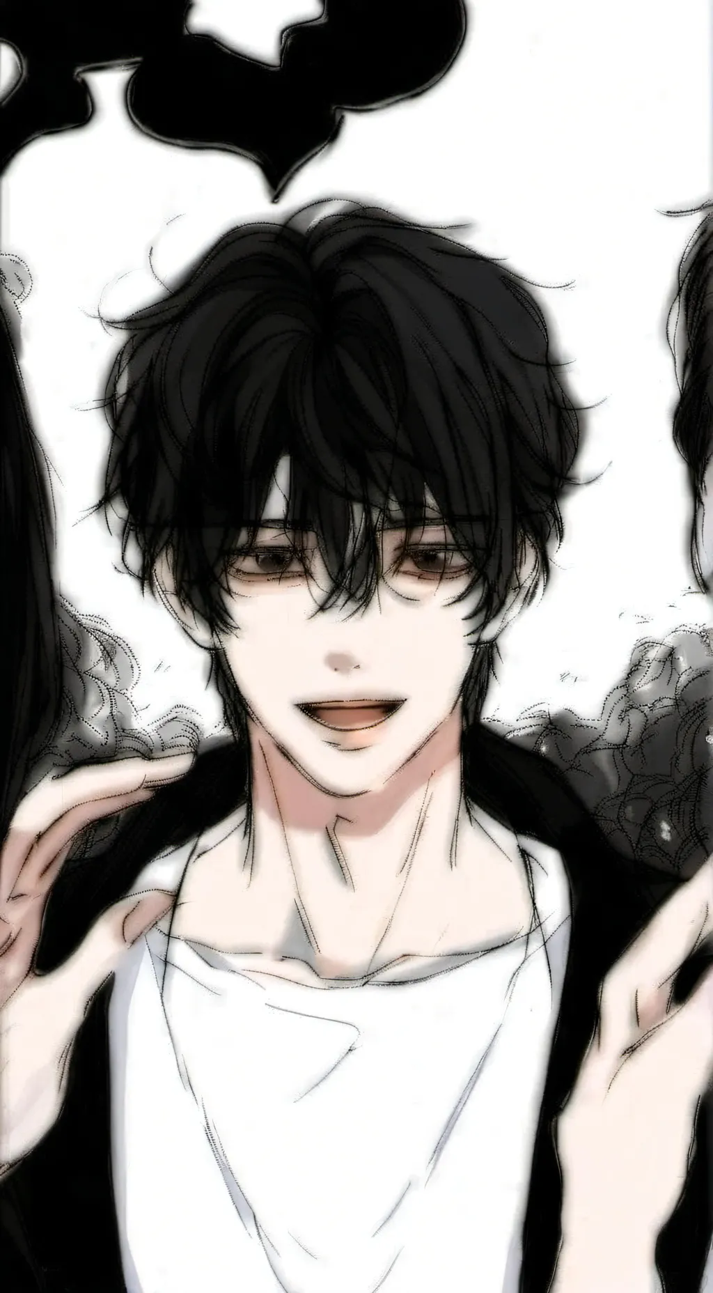 ai character: Куон🧊 background