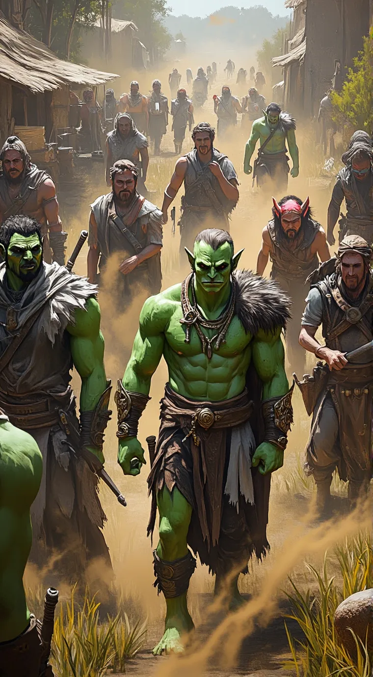 ai character: Orc Universe  background