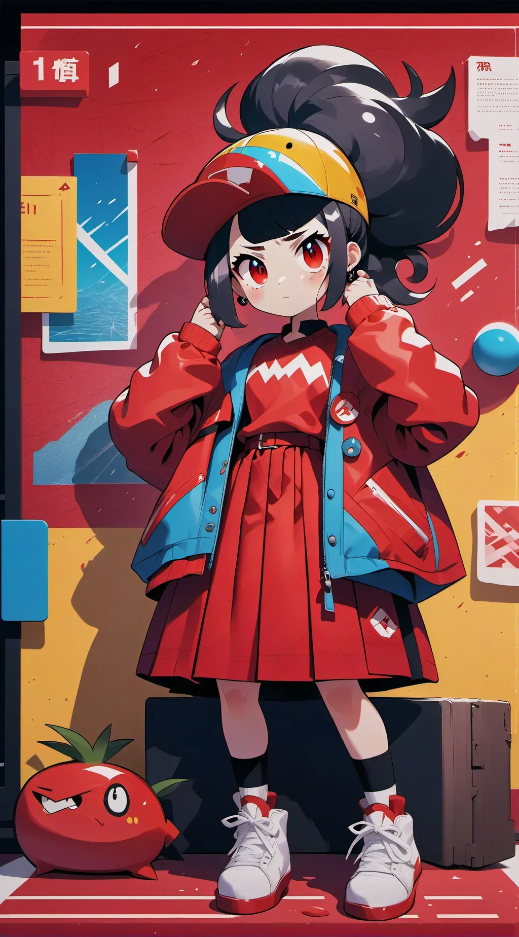 ai character: cosmo x sprouts background