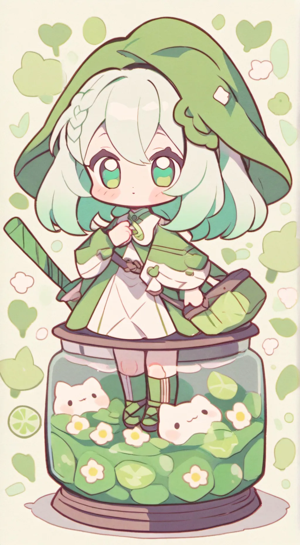 ai character: BfDI background