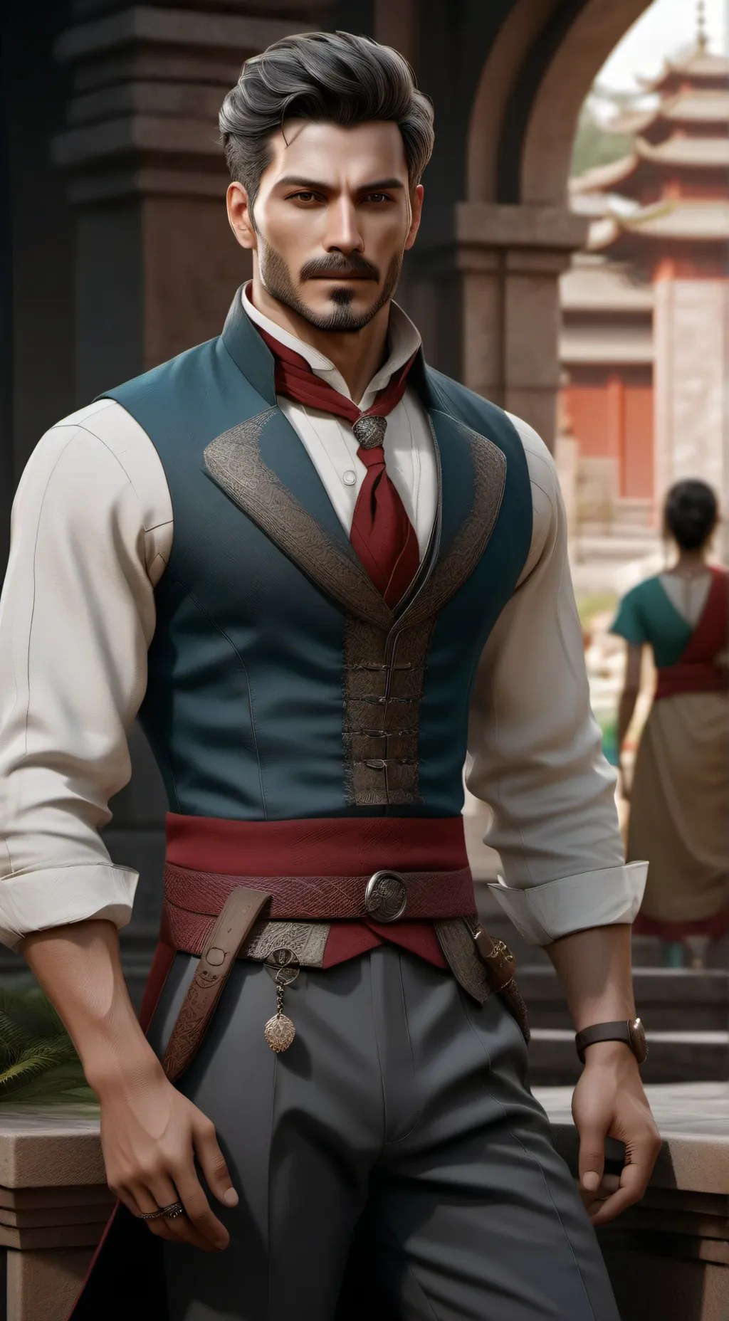 ai character: xayn background