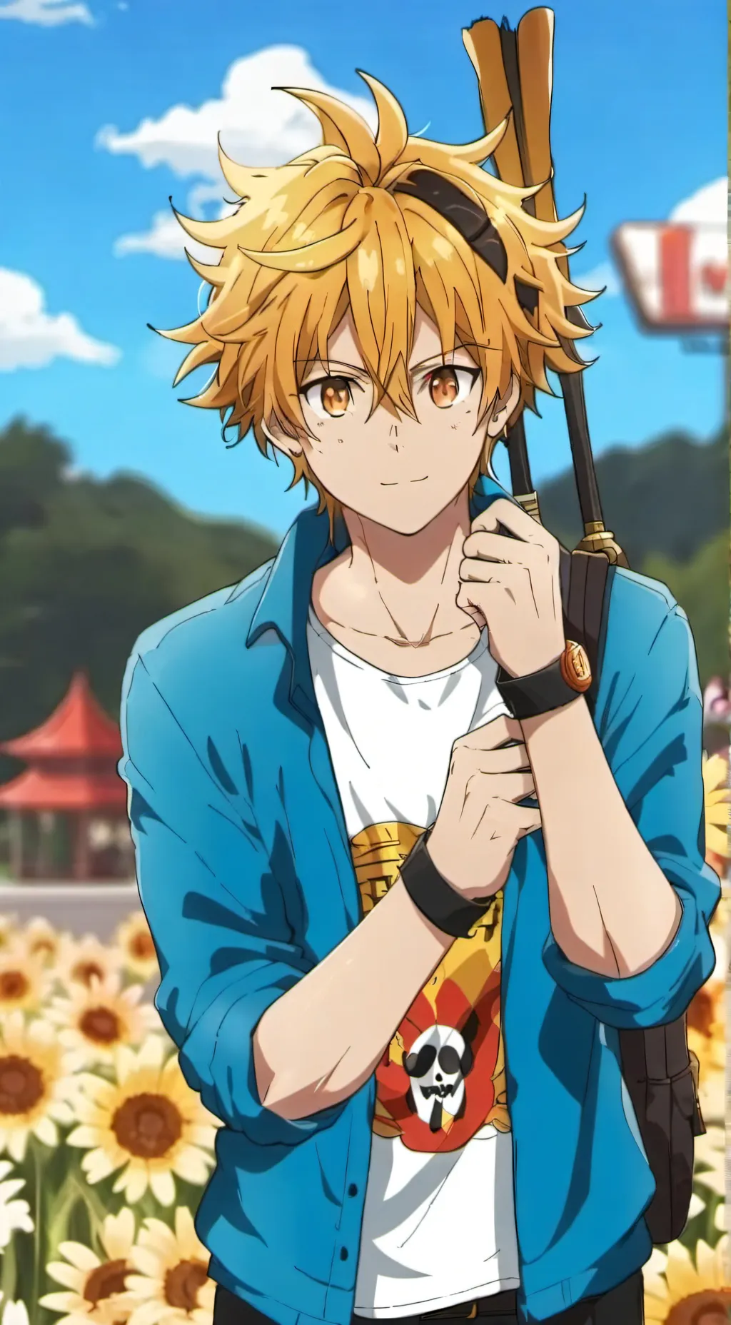 ai character: Bon background