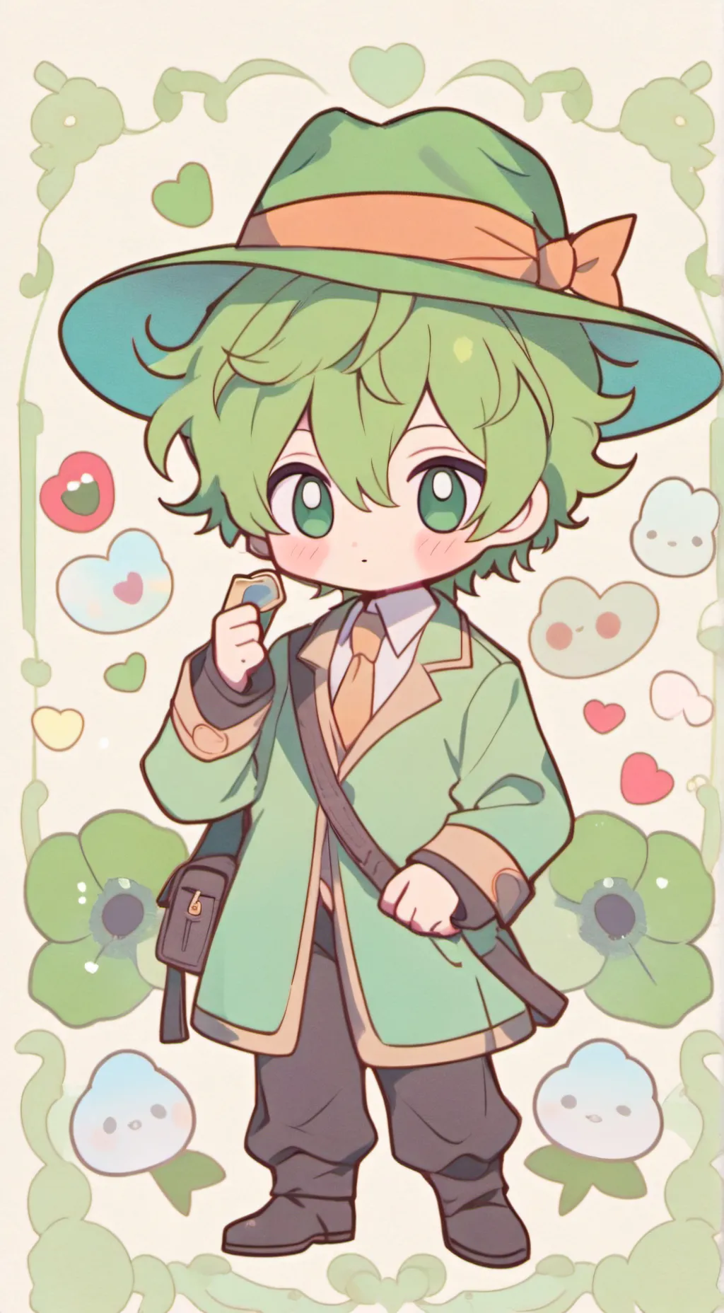 ai character: Teo😀 background