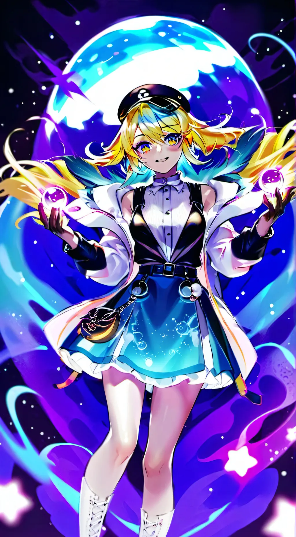 ai character: MissFortniteFliped background