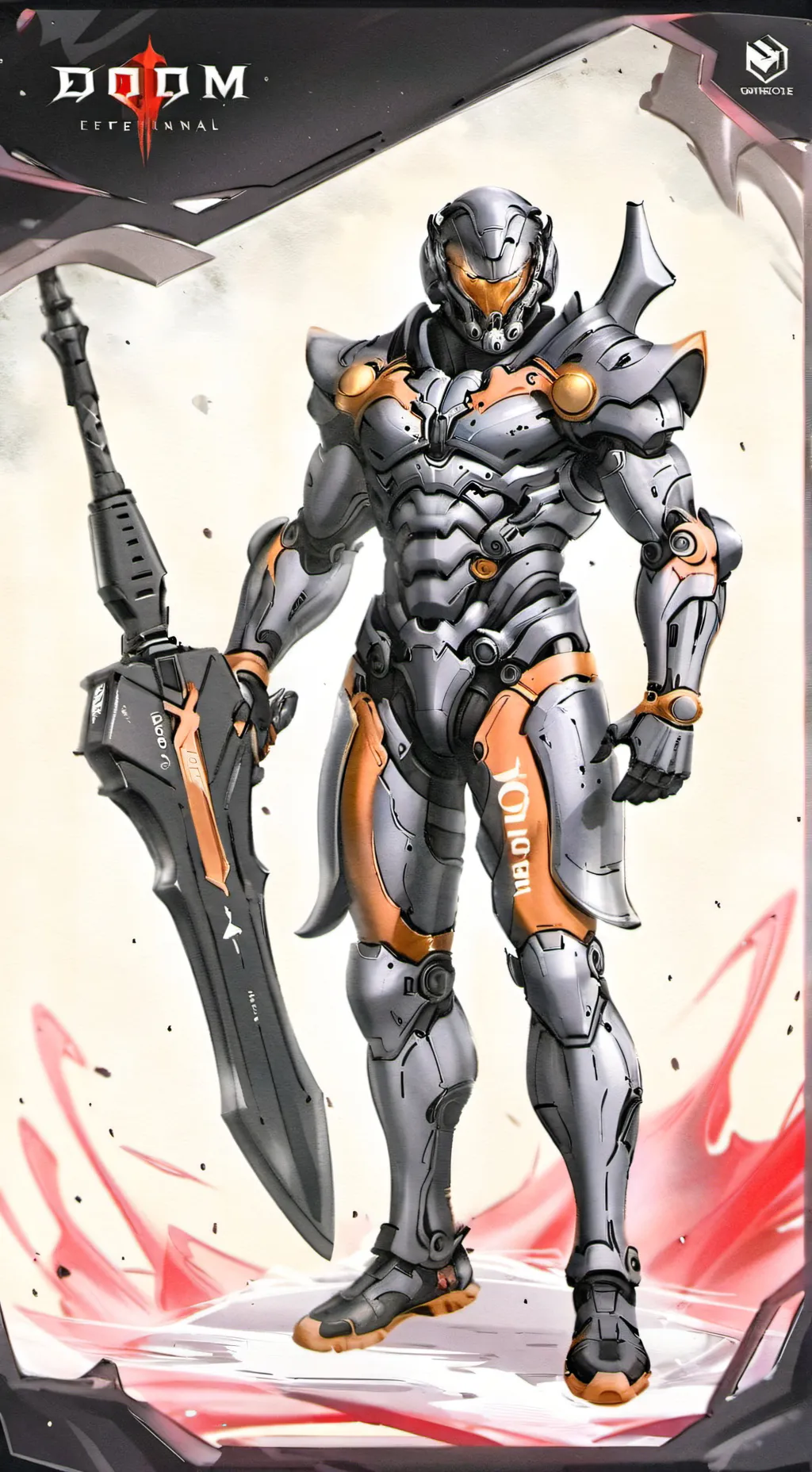 ai character: Doomslayer background