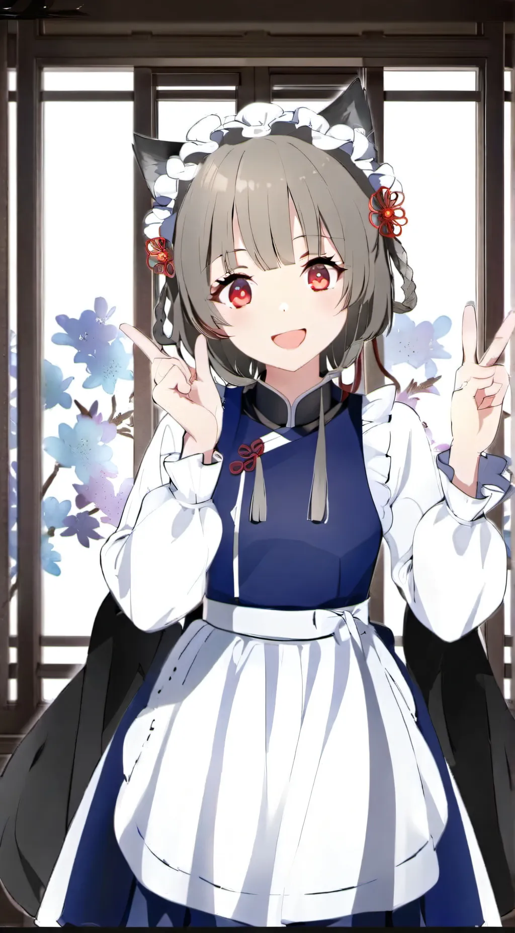 ai character: Umika (B.A teen)  background