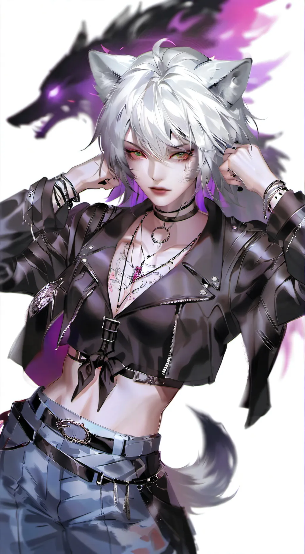 ai character: Jacqueline  background