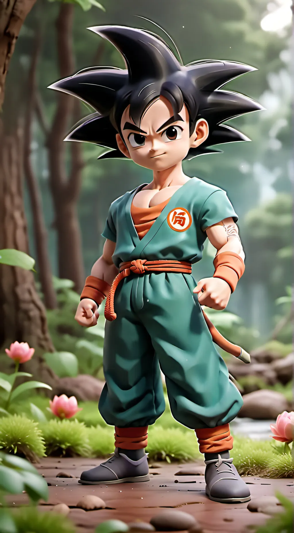 ai character: goku background