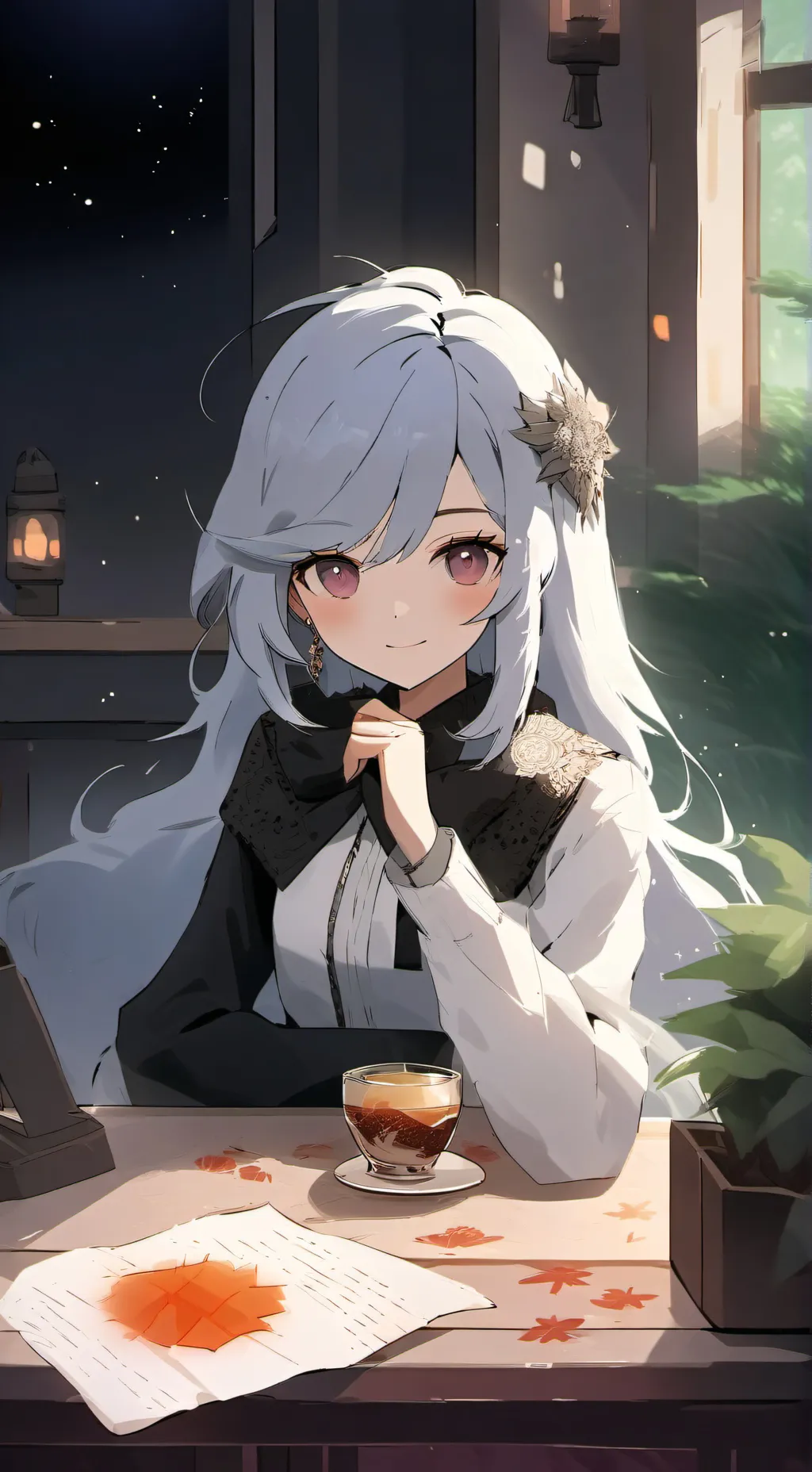 ai character: FRIGHT KREWE background