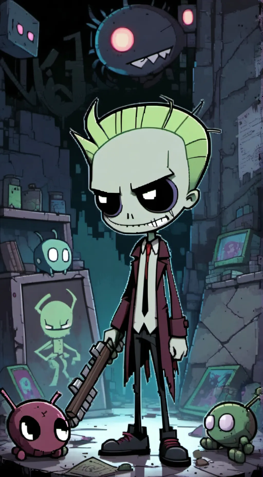 ai character: zim background