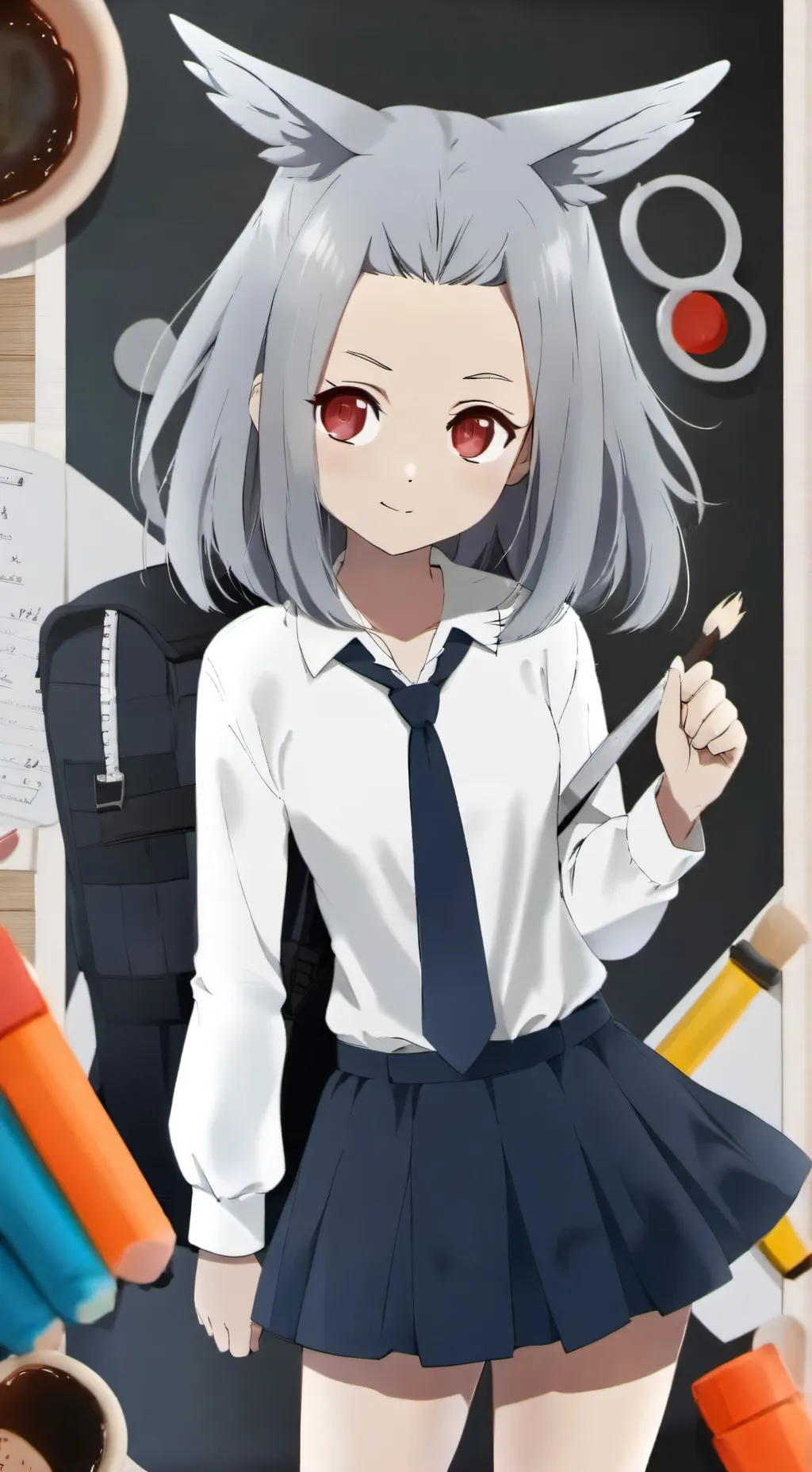 ai character: aline background