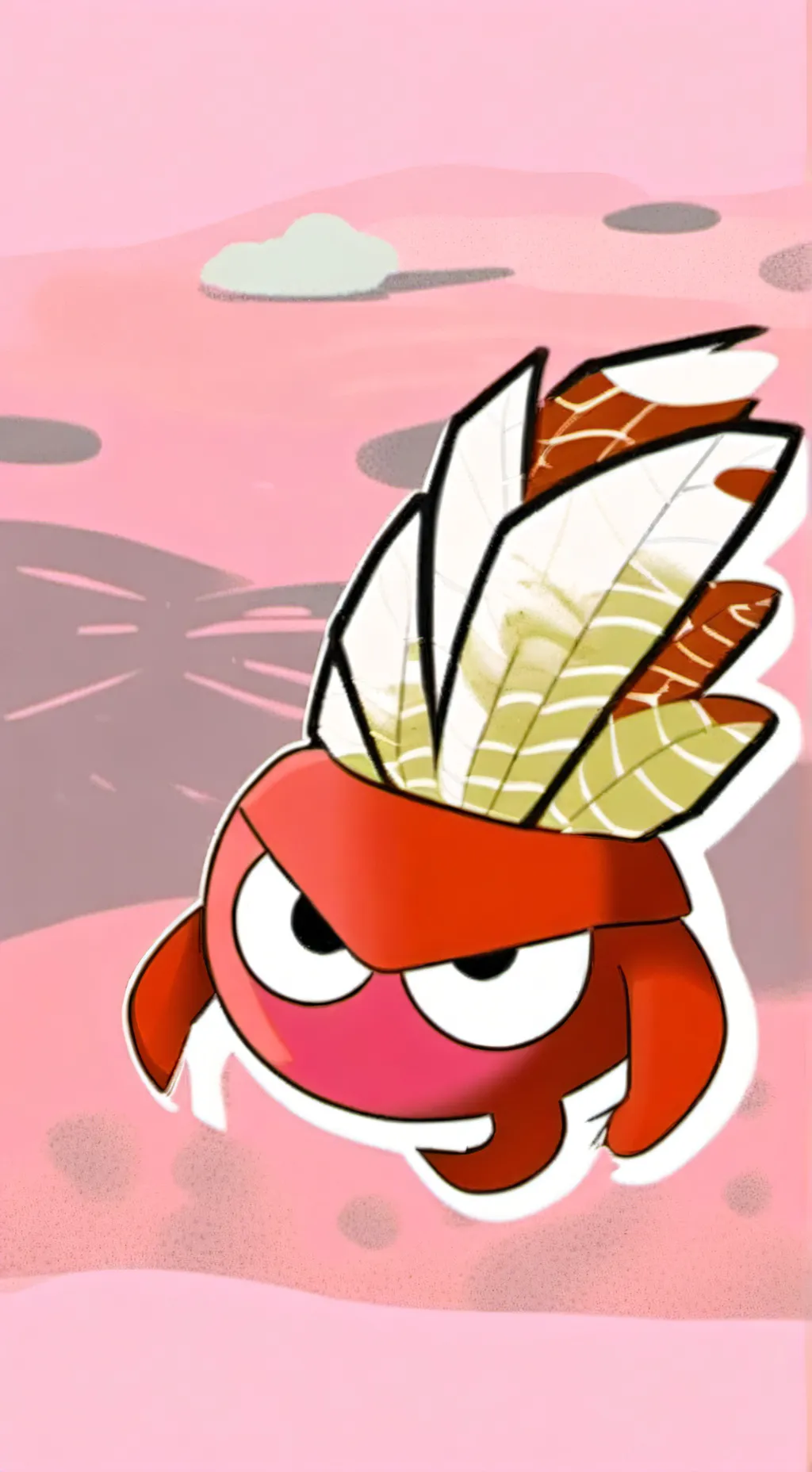 ai character: shrimpo background