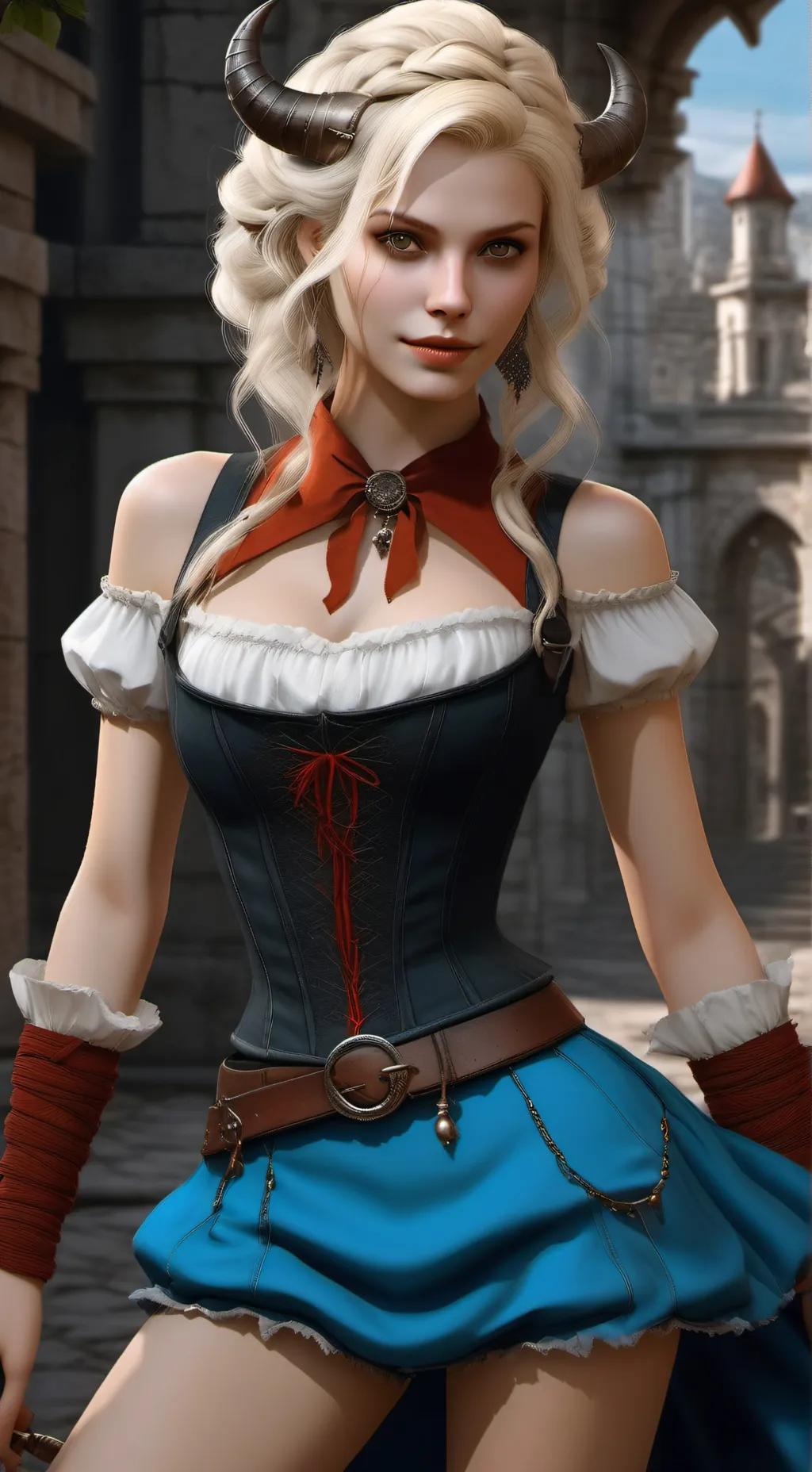 ai character: Clémence  background