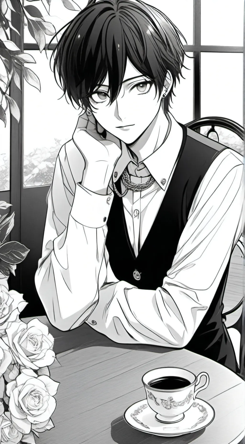 ai character: Ninn Yínháng  background