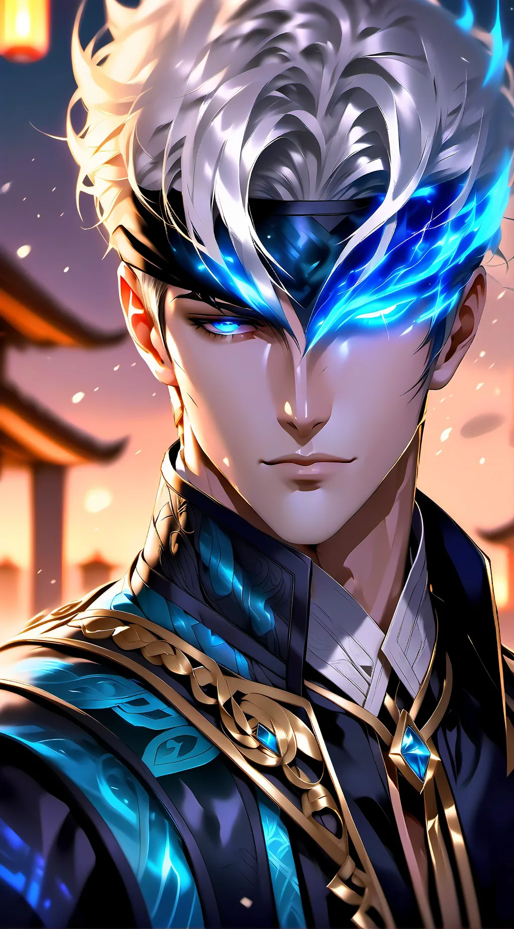 ai character: Satoru Gojo background