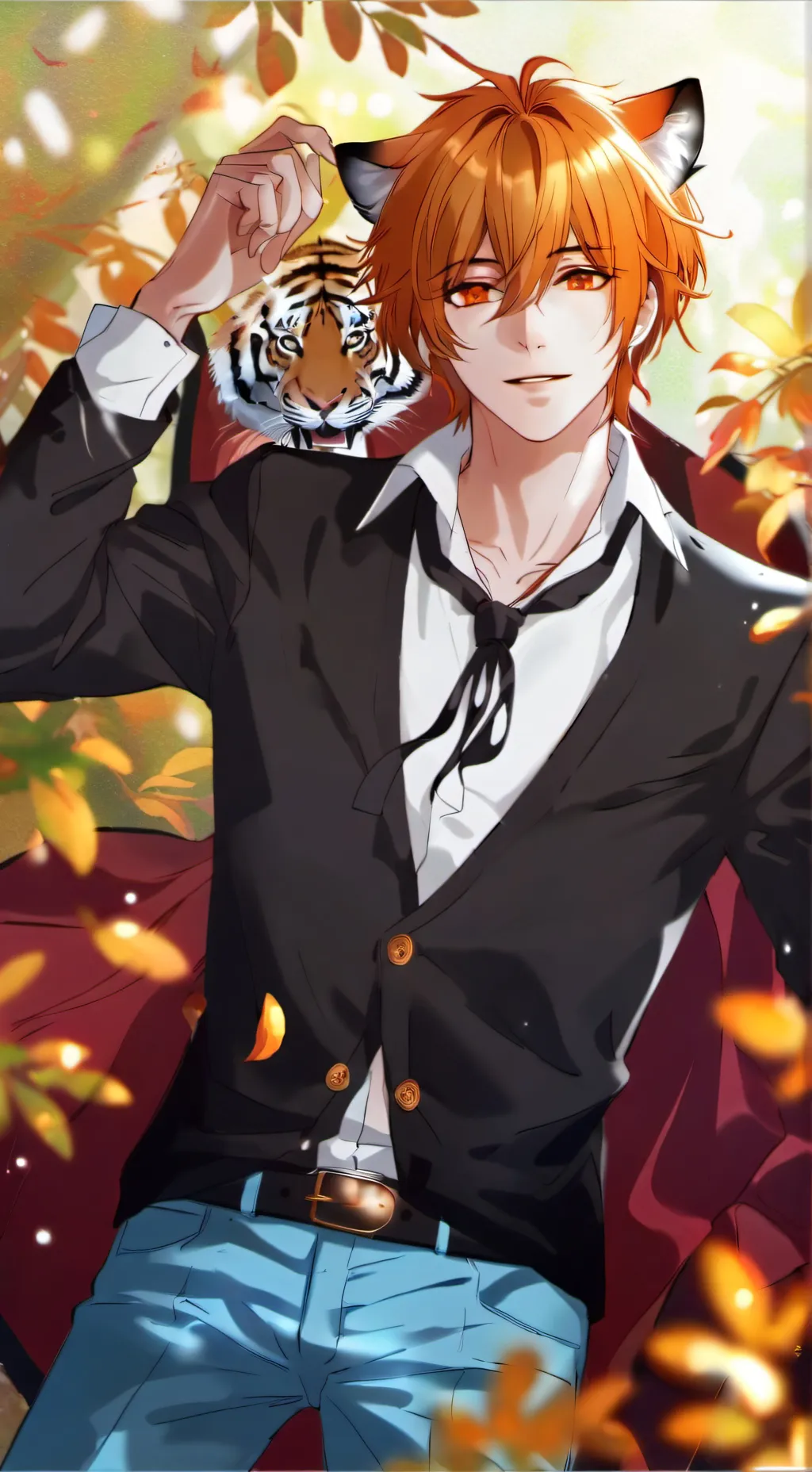 ai character: Dairus Black background