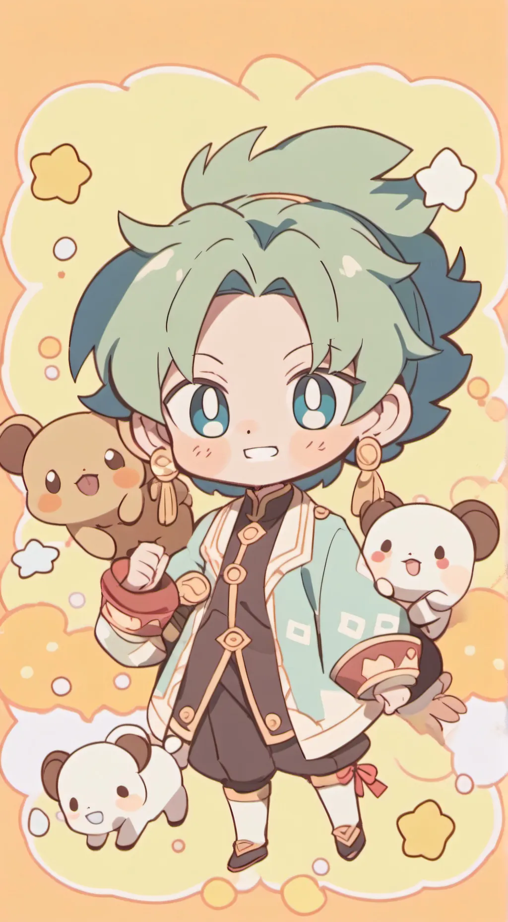 ai character: 1K Connectors? background