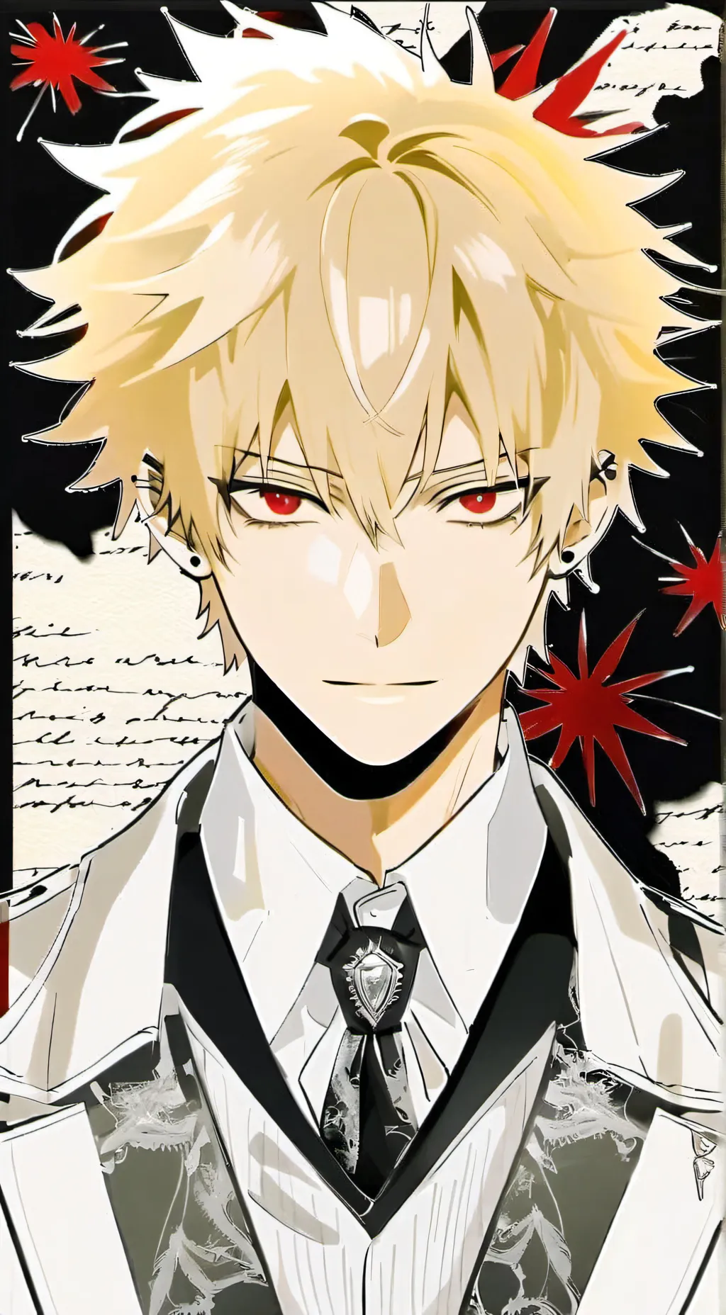 ai character: Bakugo Sneeze ❤️❤️ background