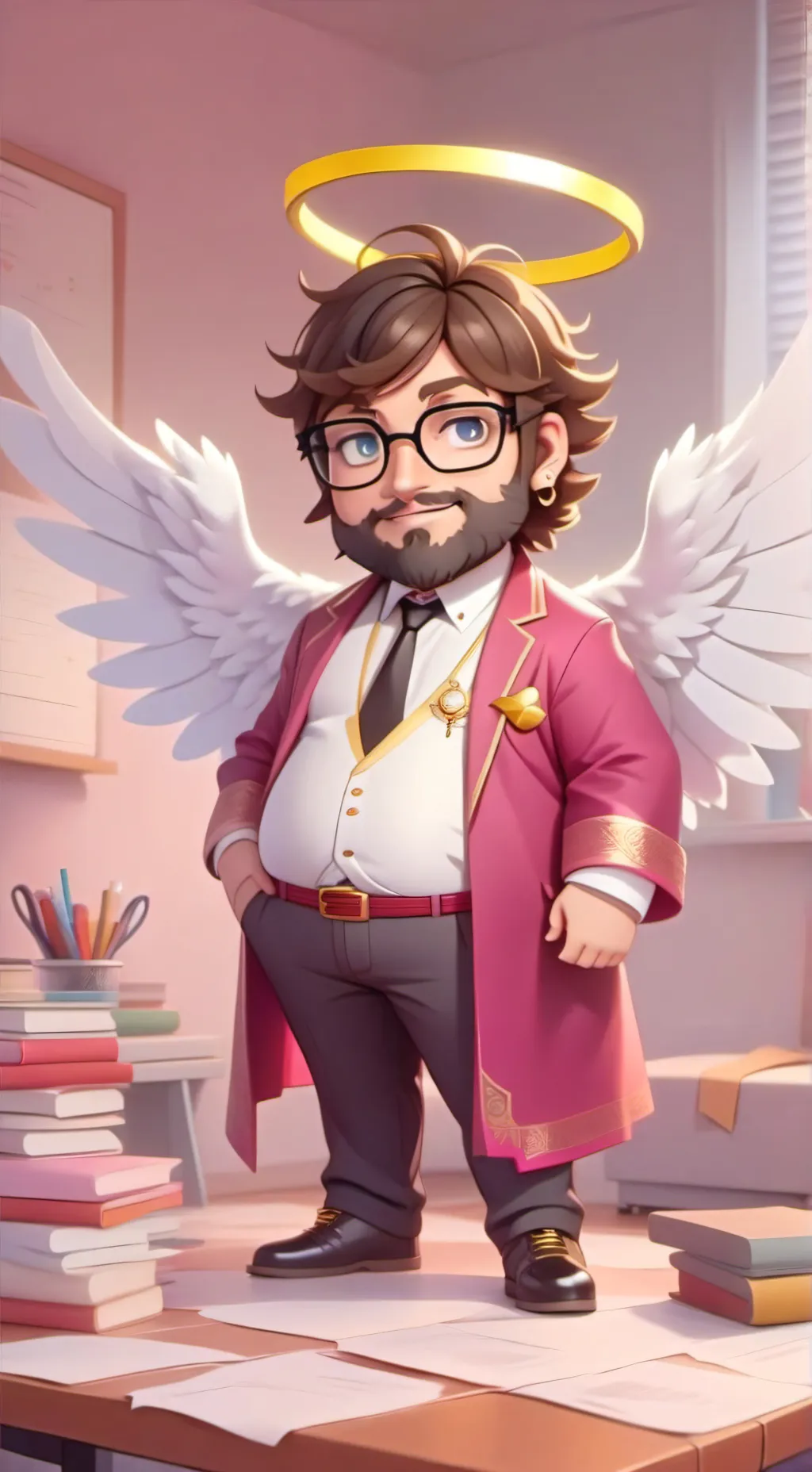 ai character: Mini Mike background