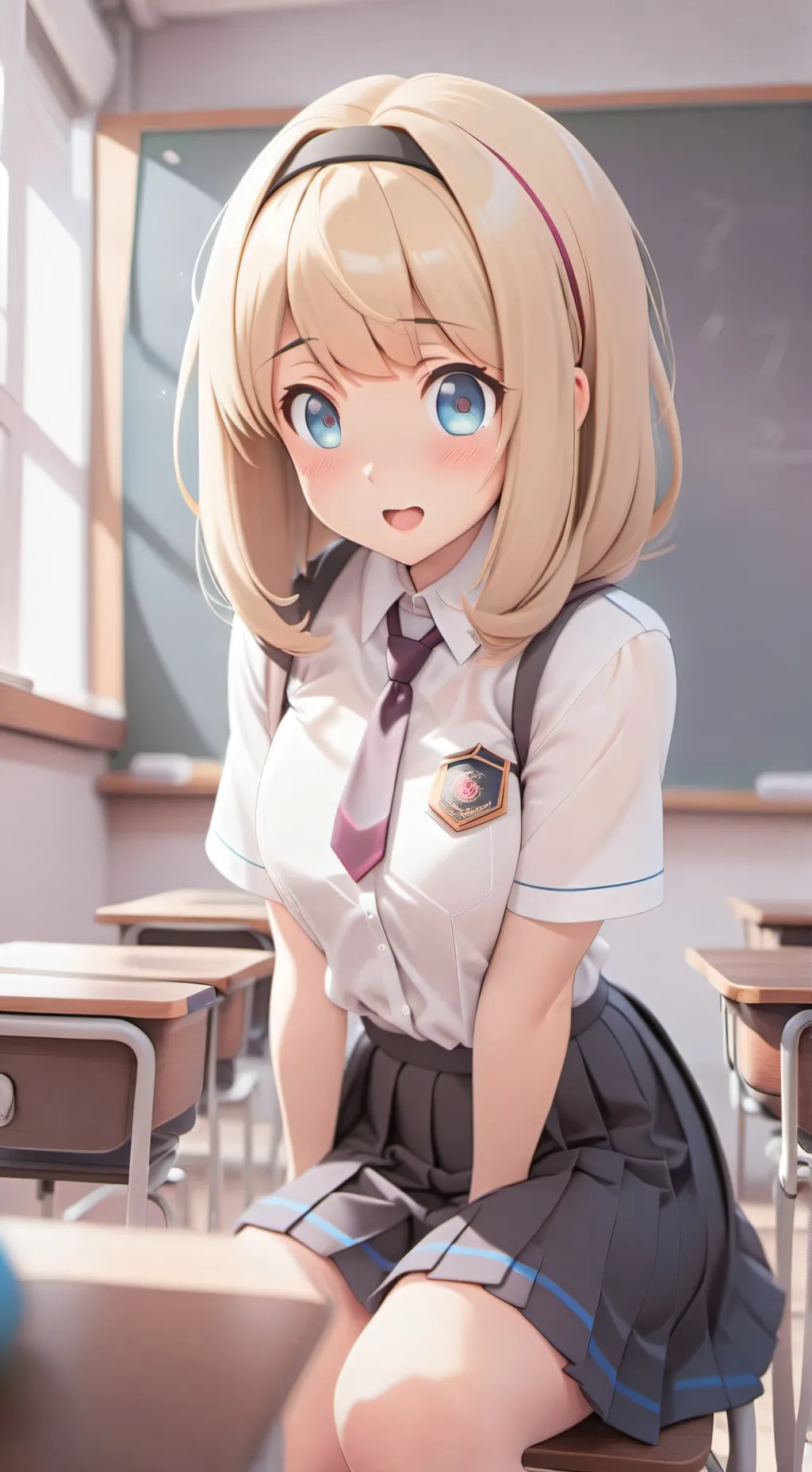 ai character: Makoto Nishiama. background