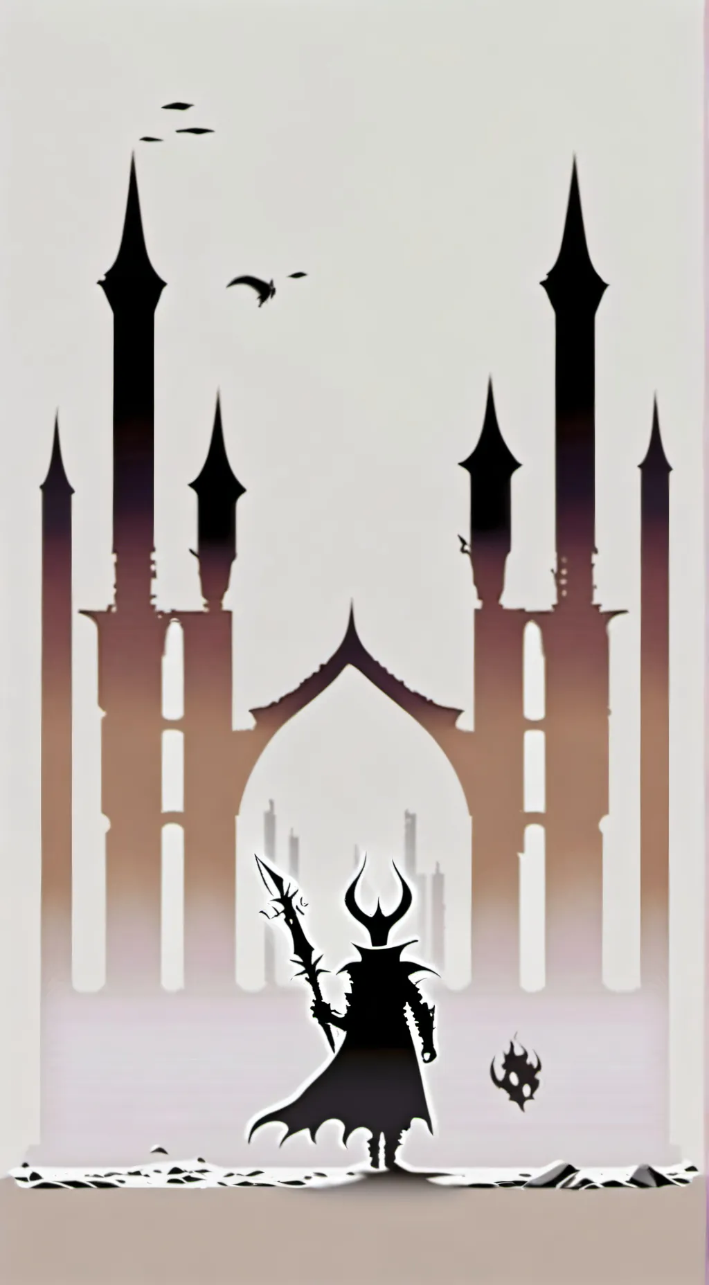 ai character: Hollow Knight  background