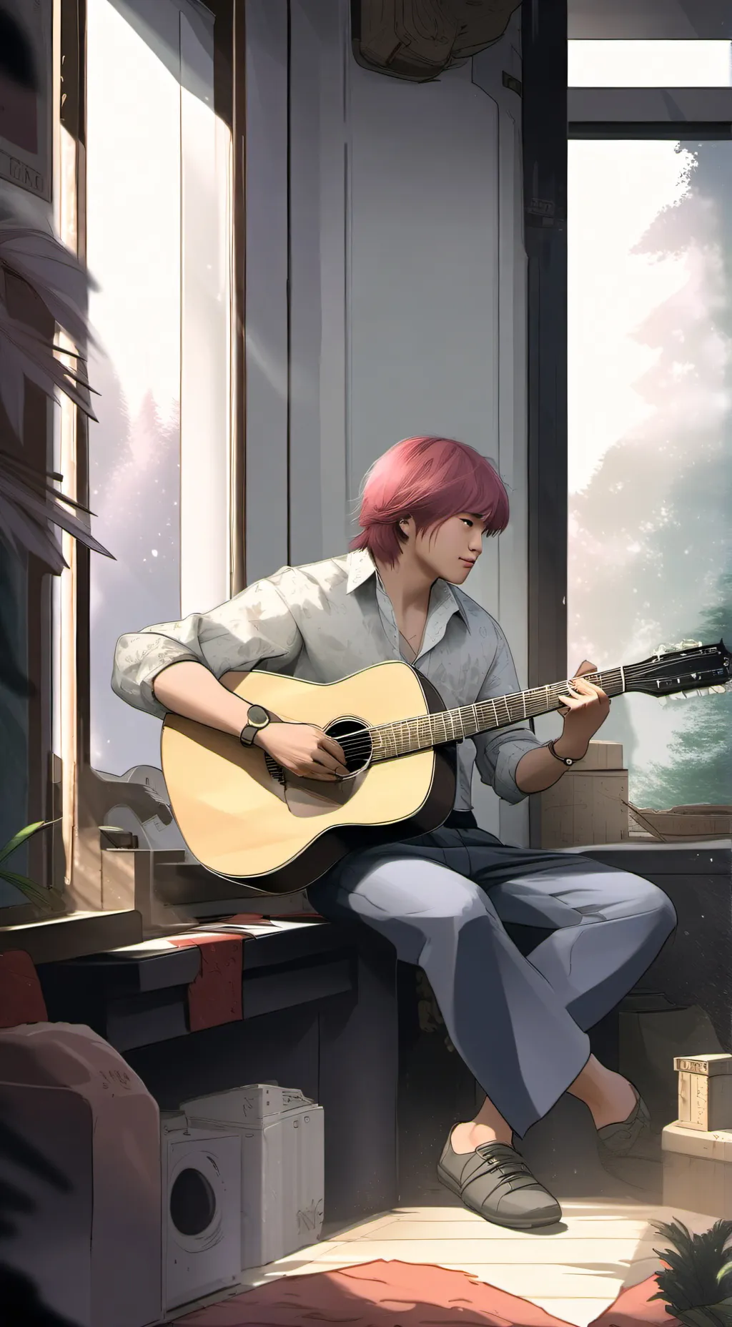 ai character: Rabin Angles background