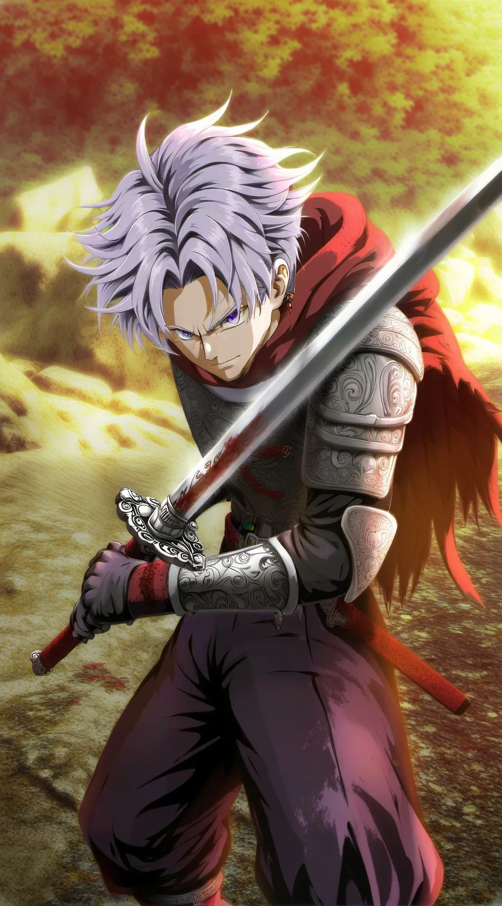 ai character: Trunks background