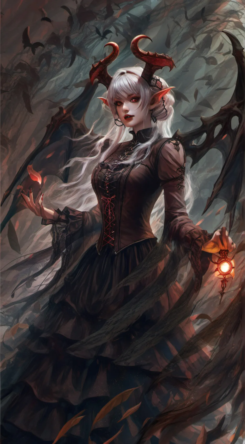 ai character: Demonin❤️ background