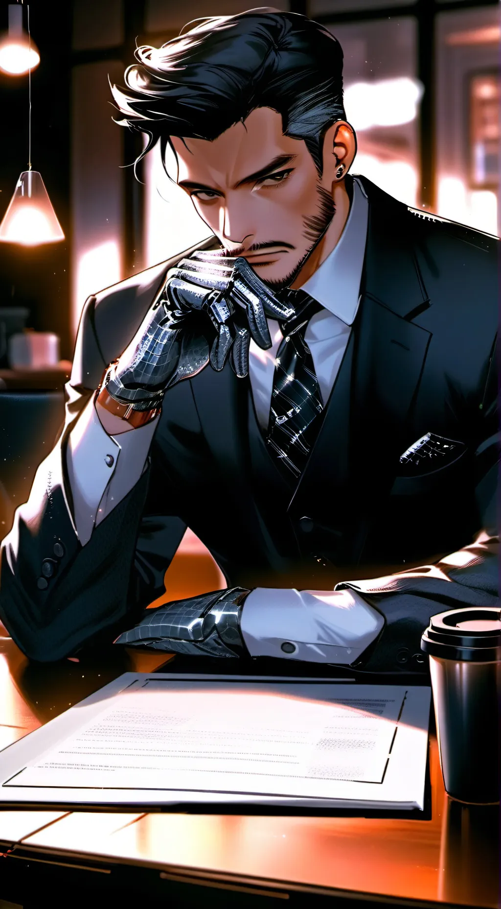 ai character: The Irritated Irrational background