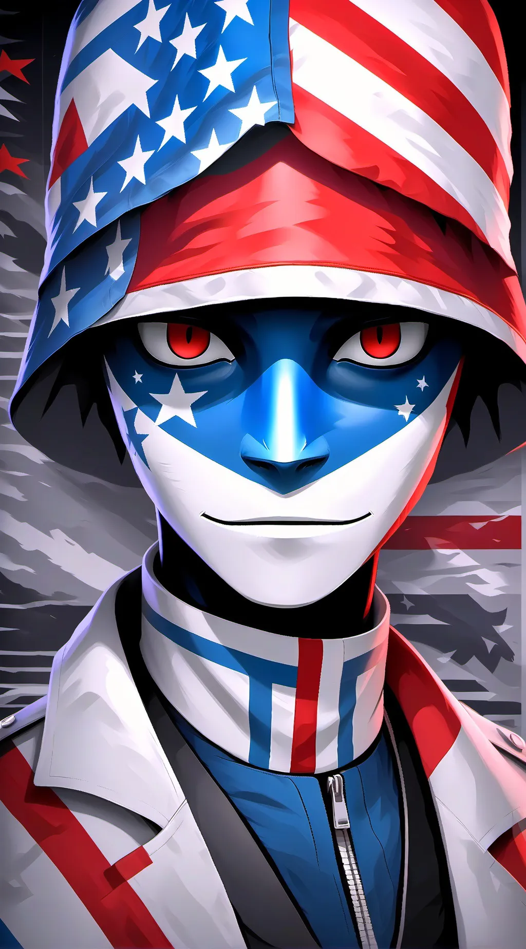 ai character: Countryhumans background