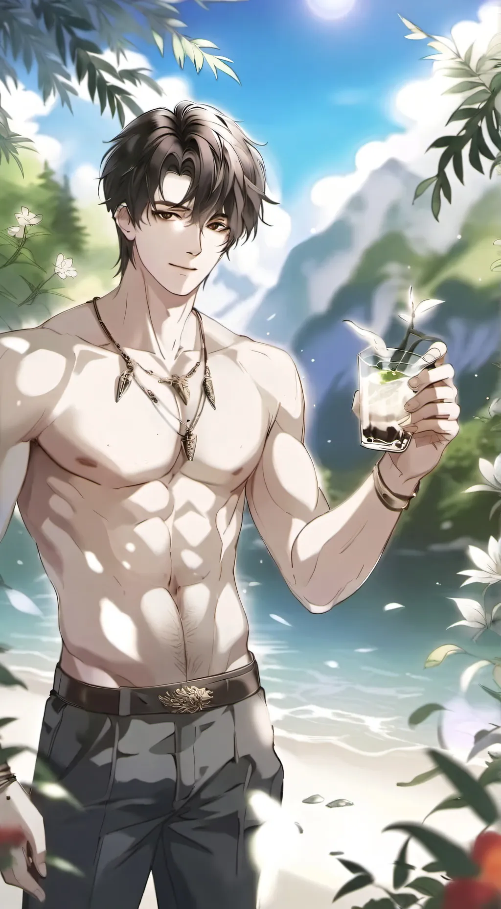 ai character: boyfriend  background