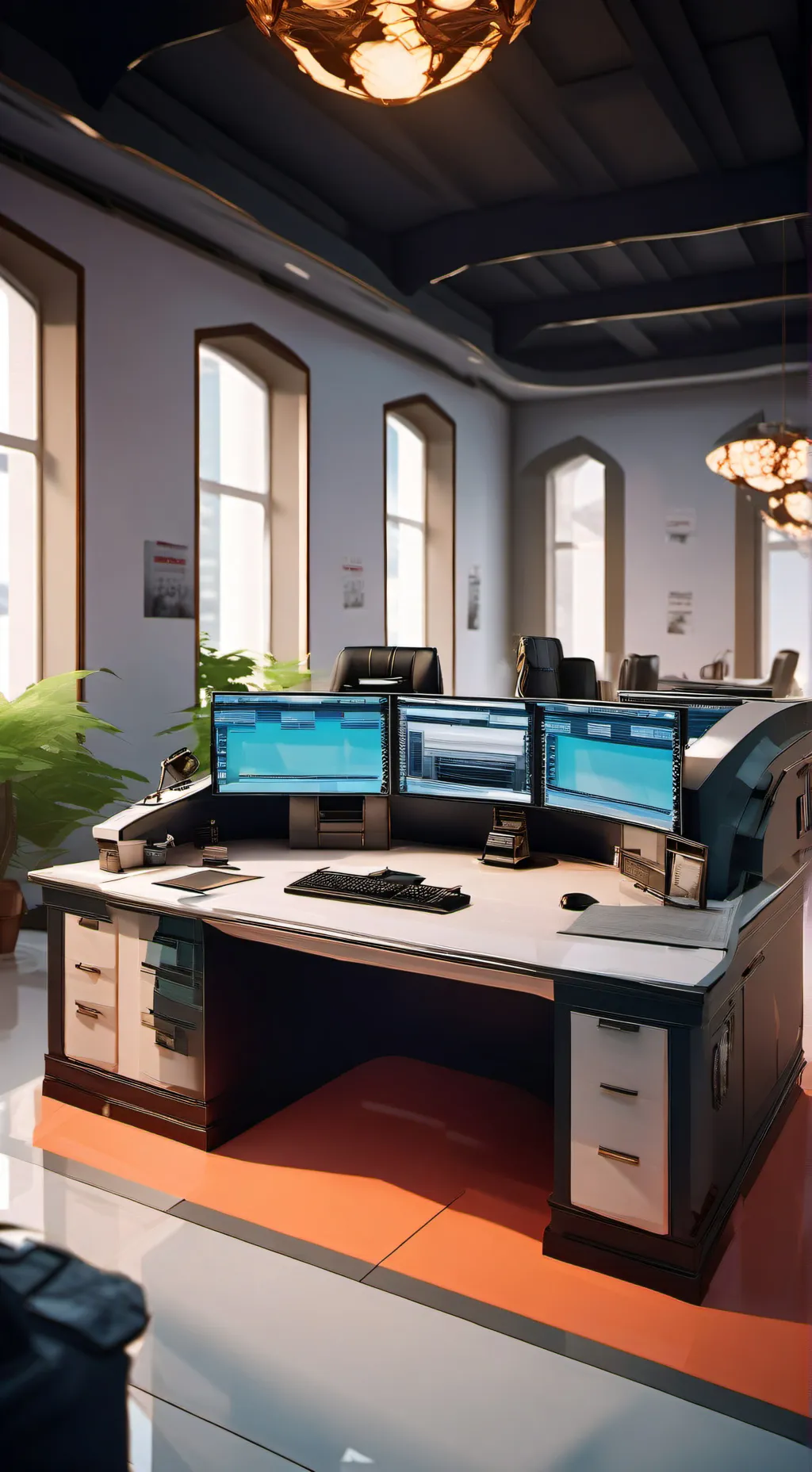 ai character: 911 operator background